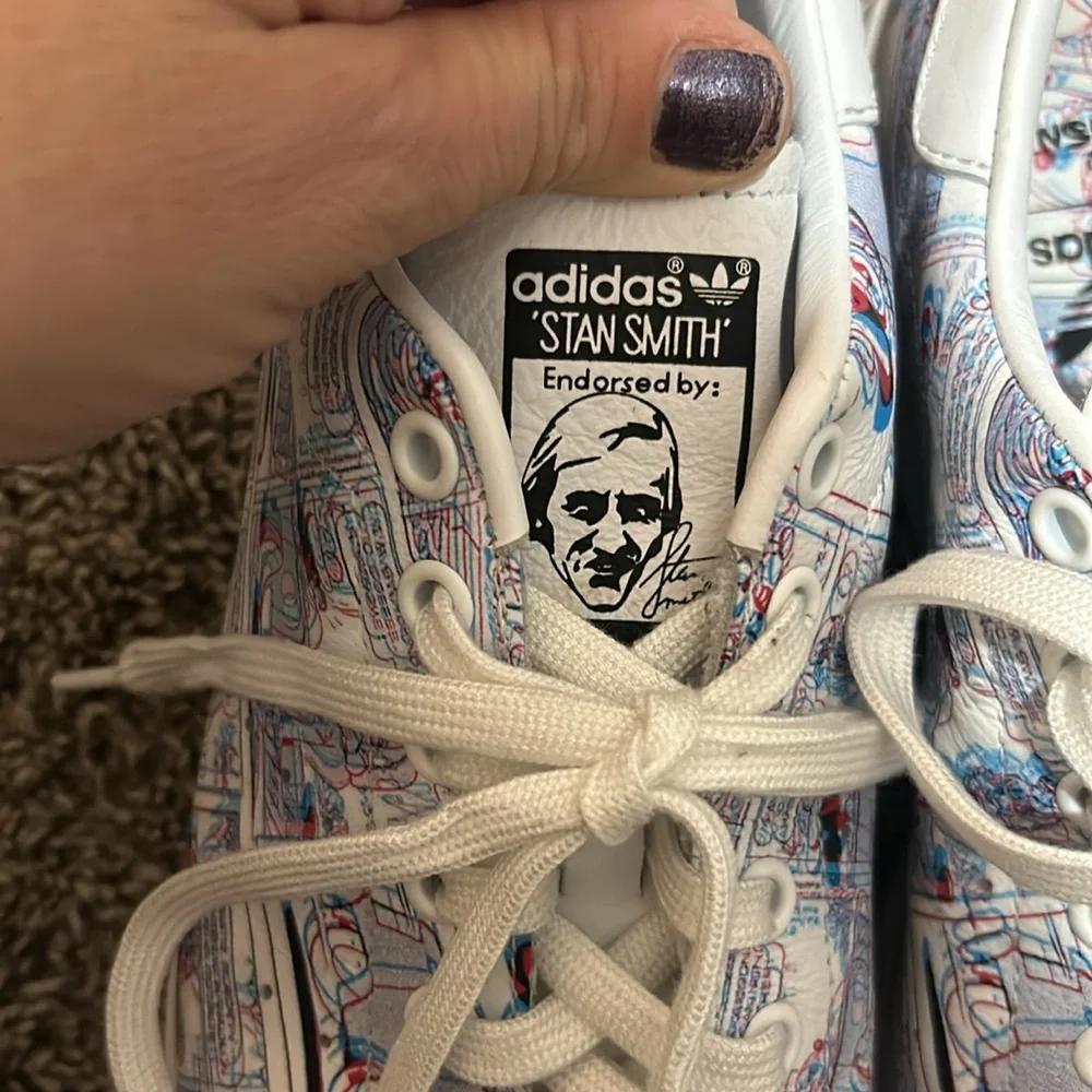 Adidas Stan Smith x Disney Mickey Mouse Comic Strip Sneakers Men’s 9